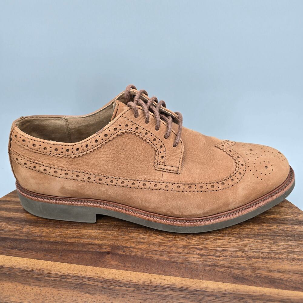 Polo Ralph Lauren Torrington Oxfords Mens 10.5 D Brown Leather Longwing Shoes
